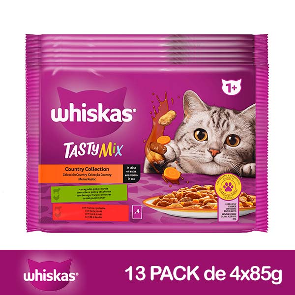 WHISKAS TASTY MIX Country Salsa 13x4x85gr