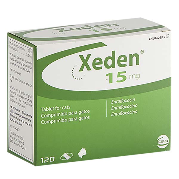 XEDEN 15 MG -perro y gato- 120 comp
