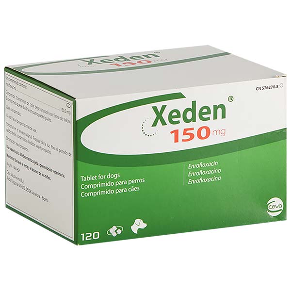 XEDEN 150 MG -PERRO 120 comp