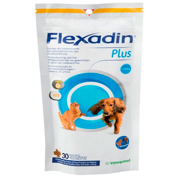 Flexadin Plus Perros pequeños y Gatos 30 Comprimidos
