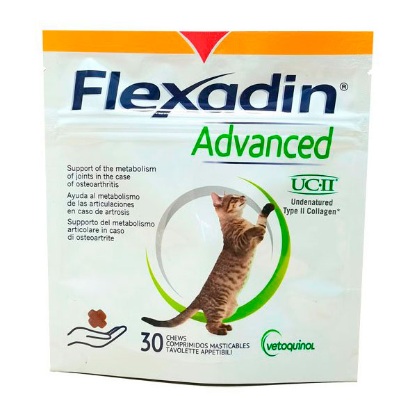 Flexadin Advance UCII para gatos 30 comprimidos
