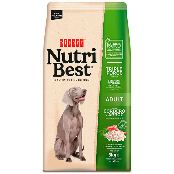 NUTRIBEST Cordero y arroz 3KG