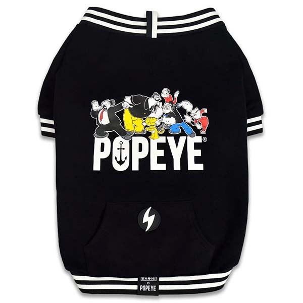 POPEYE BLACK SWEAT SMALL