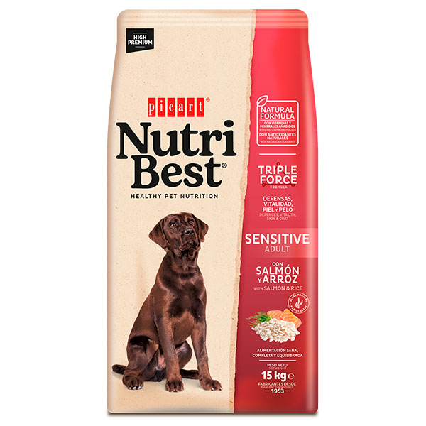 NUTRIBEST SENSITIVE Salmon y arroz 15KG