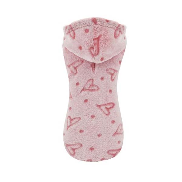 SUDADERA CON CAPUCHA AMOUR ROSA 35CM