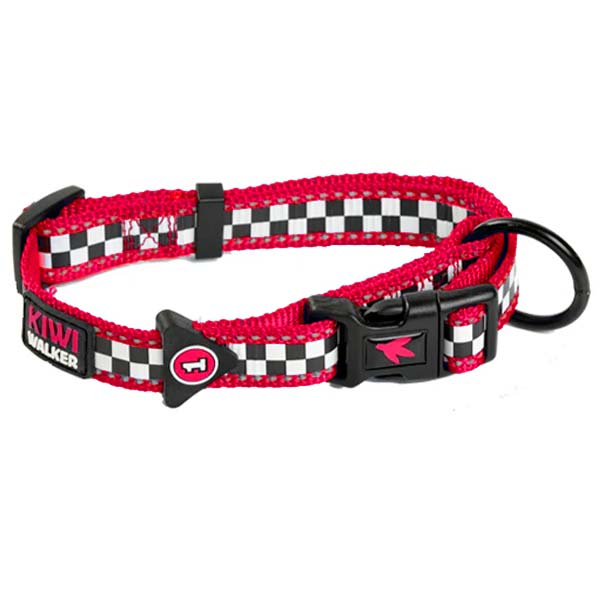 RACING DOG COLLAR Red (Talla: S)