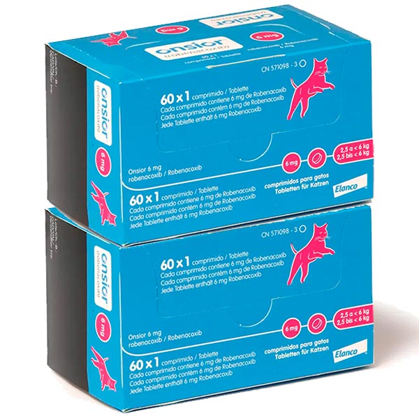 ONSIOR 6MG (2x60cp) Gato