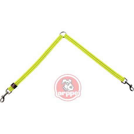 ACOPLE 2 PERROS NYLON REFLEC. AMA