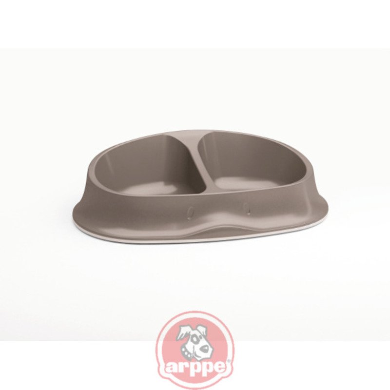 COMEDERO ANTI. CHIC DOBLE 0,25X0,25L GRIS