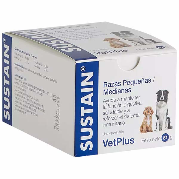 SUSTAIN Razas Pequeñas y Medianas (30 sobres)