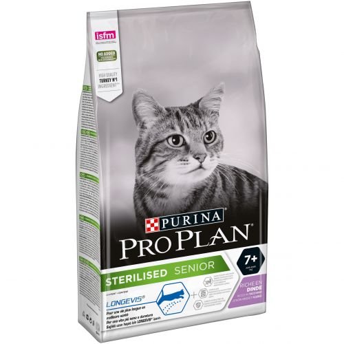 PROPLAN Gato STERILISED 7+ Pavo 3kg