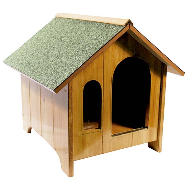 CASETA DE PERRO MADERA PEQUEÑA
