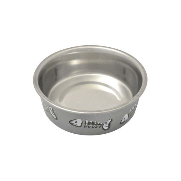 COMEDERO GATO ANTIDESLIZANTE BALTIC GRIS 12CM-300ML