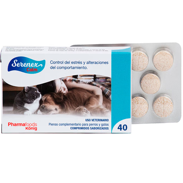 Serenex Calm 40cp.  Control del estrés y alteraciones