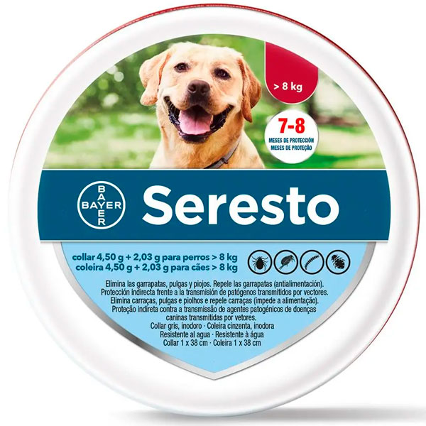 SERESTO LATA PERRO + 8kg