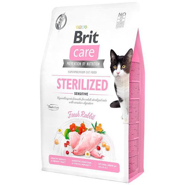 Brit CARE Cat GF Sterilised Sensitive 2kg