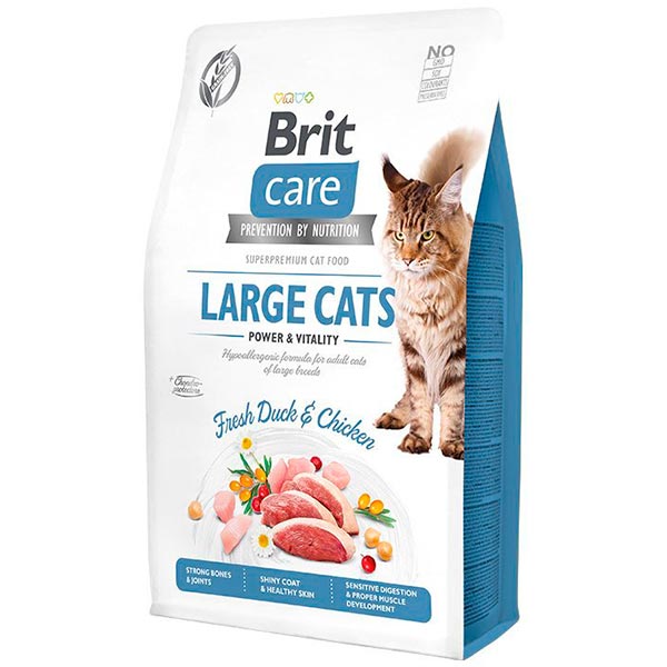 Brit CARE Cat GF Large Power Vitality 2kg