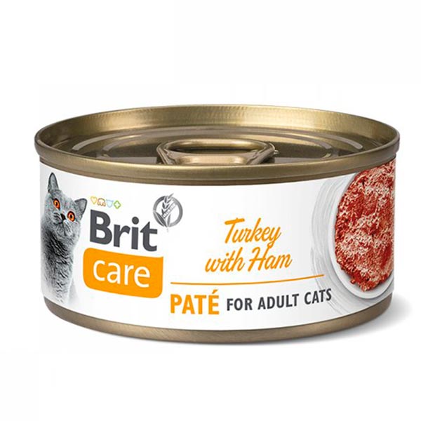 Wet CARE Cat Pavo con jamón 24x70gr
