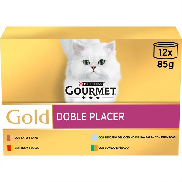 GOURMET GOLD Doble Placer Surtido (12x85g)