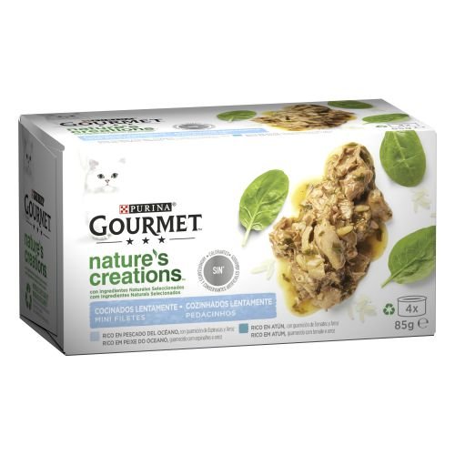GOURMET NATURALS Filetes rico pescado 12x(4x85g)
