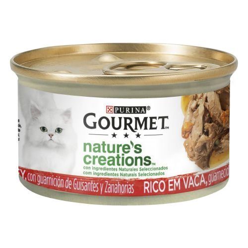 GOURMET NATURALS Filetes rico en buey 24x85g