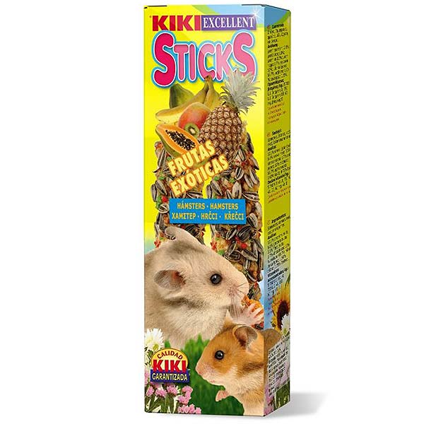 STICKS HAMSTERS FRUTAS EXOTICAS 8x2ud