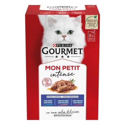 Mon Petit (Atún,Salmón y Trucha) 8x(6x50g)