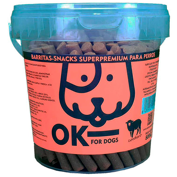 BARRITAS OK Cordero 800GR