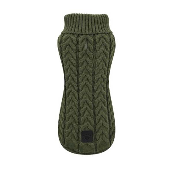 JERSEY PUNTO TRENZA VERDE 30CM