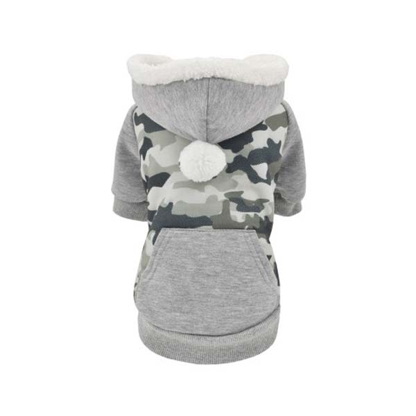 SUDADERA CON CAPUCHA CAMUFLAJE 30CM