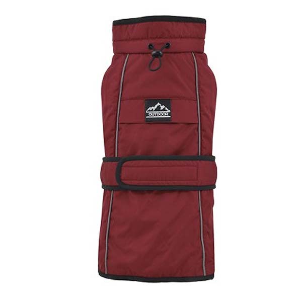 IMPERMEABLE CON FORRO POLAR LA TORMENTA PERFECTA SIN PATAS ROJO 35CM