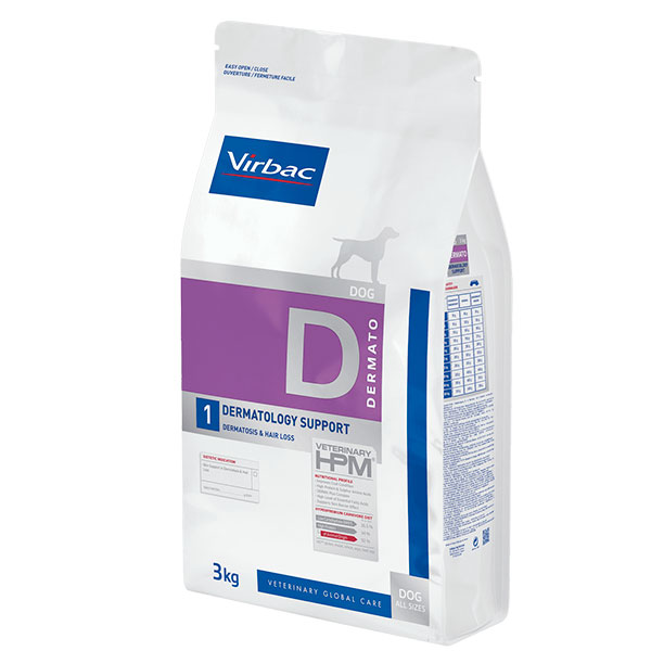 HPM DOG D1 DERMATOLOGY SUPPORT 3KG