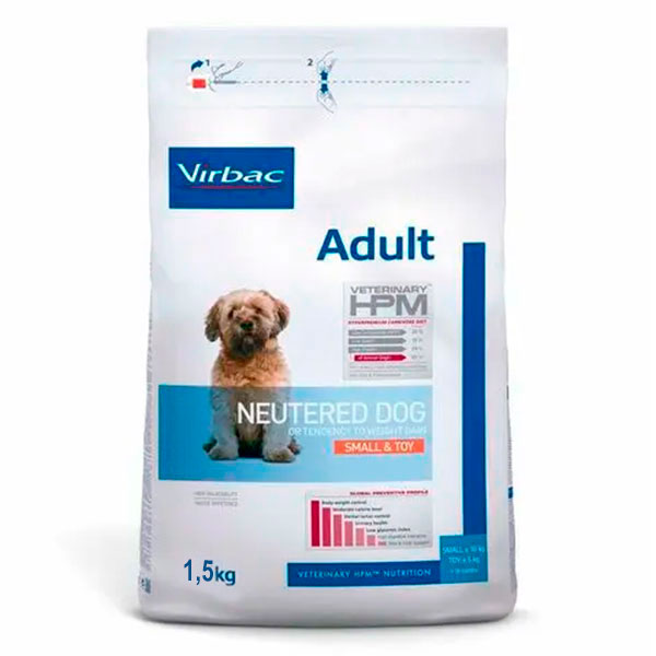 HPM DOG ADULT NEUTERED SMALL TOY 1.5 KG