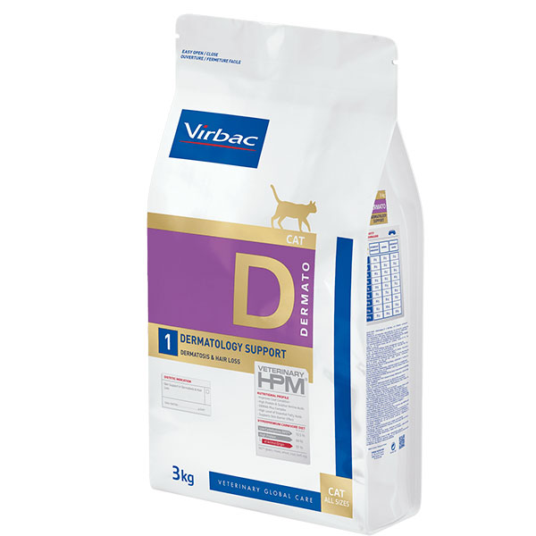 HPM CAT D1 DERMATOLOGY SUPPORT 3 KG