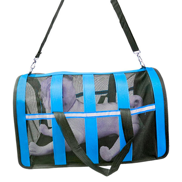 Bolso de transporte transpirable lineas Azul (48x27x27cm)