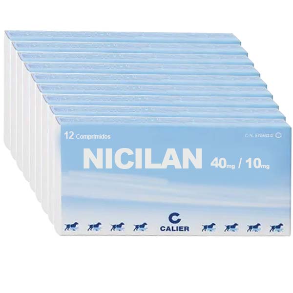 NICILAN 40/10 10x12 comprimidos
