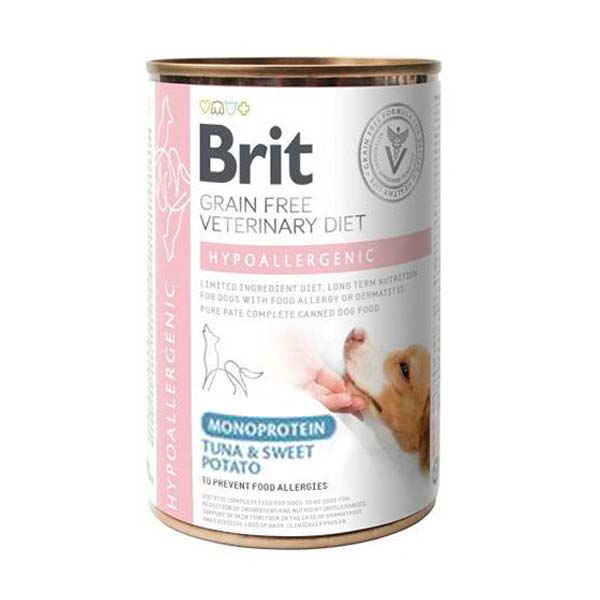 WET BD DOG HYPO MONO ATÚN 6x400GR