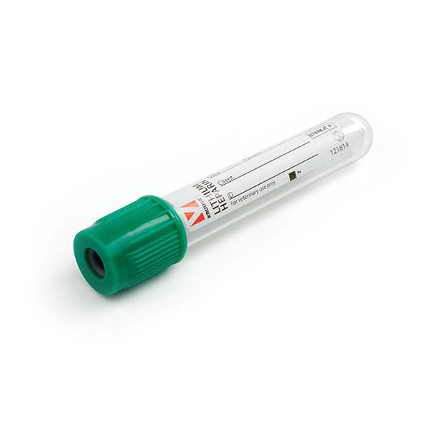 TUBO SANGRE HEPARINA LITIO 10ML 100ud