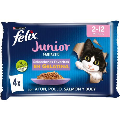 FELIX FANTASTIC JUNIOR Grill Gelatina 12x(4x85g)