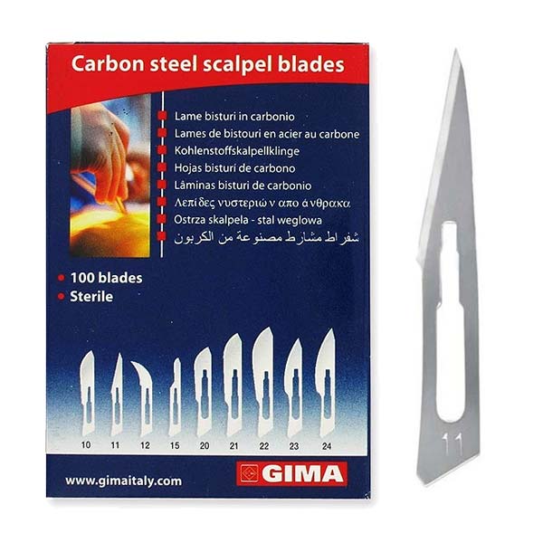 HOJA BISTURI GIMA Nº 11 100ud