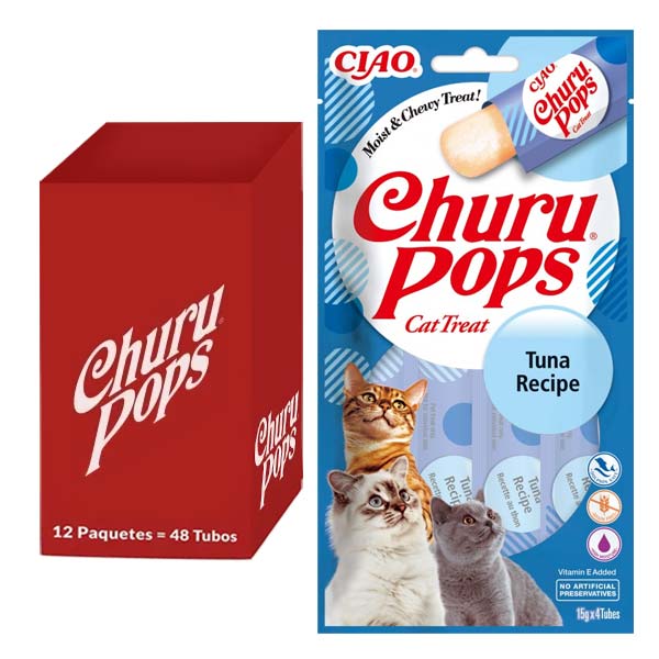 Churu Pops Receta de atún 12x(4x15g)