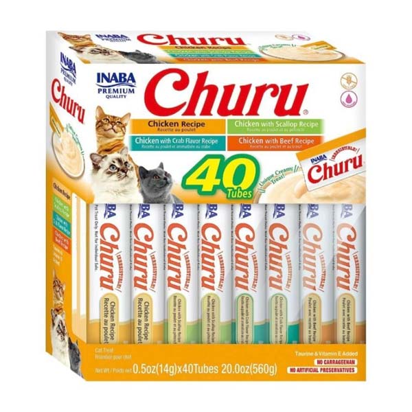 Churu CAT Variedades de Pollo (40x14g)