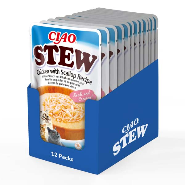 Churu CAT Chicken STEW vieira 12x(40g)