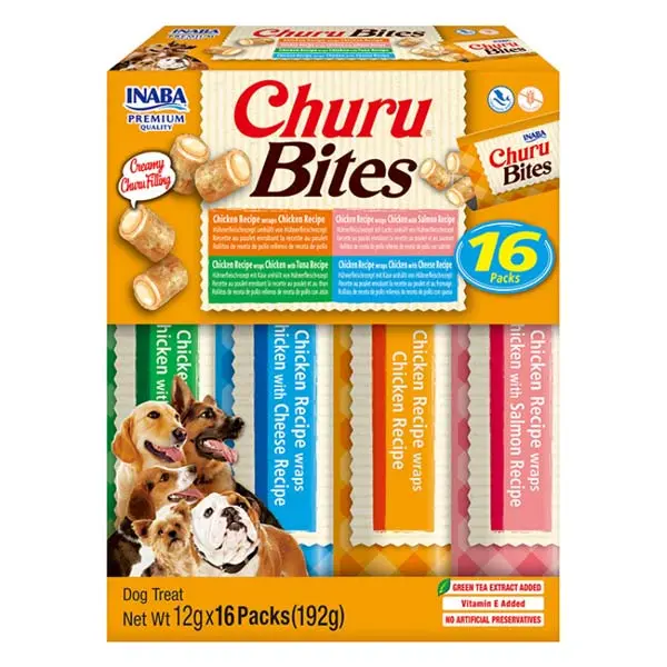 Churu DOG Bites Variedades (16x12g)