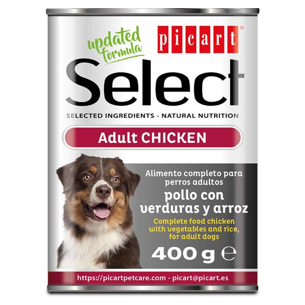 WET SELECT ADULT Pollo 24x400GR