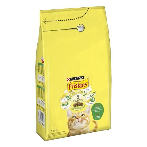 FRISKIES Cat Adulto Conejo, Pollo y Verduras 1.5kg