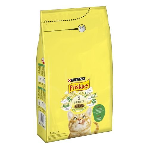 FRISKIES Cat Adulto Conejo, Pollo y Verduras 4kg