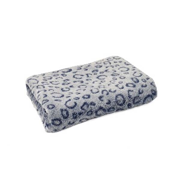 MANTA ANIMAL PRINT AZUL 100x70cm