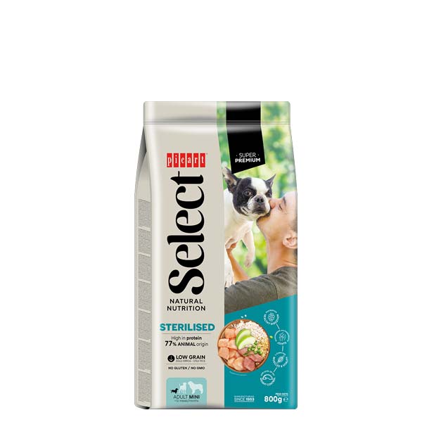 SELECT MINI ADULT STERILISED Pollo y arroz 800gr