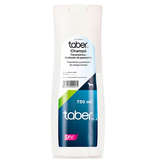 [4221024ESP] TABERDOG CHAMPU TETRAMETRINA 750ml